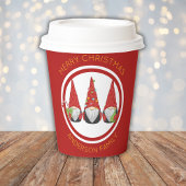 Holiday Gnomes Pappbecher