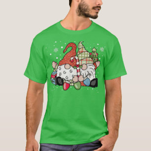 Holiday Gnomes Weihnachtsbeleuchtung Candy Cane Xm T-Shirt