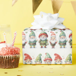 Holiday Gnomes Weihnachtskleidung Geschenkpapier