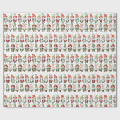 Holiday Gnomes Weihnachtskleidung Geschenkpapier (Flach)
