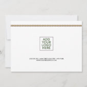 Holiday Gold Antler Stag | Geschenkgutschein (Rückseite)