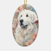 Holiday Great Pyrenäen Ornament 1 (Links)