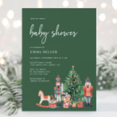Holiday Green Baby Dusche Einladung