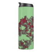 Holiday Green Floral tumbler Thermosbecher (Nach rechts gedreht)