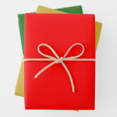 Holiday Green Gold Red Geschenkpapier Set (Beispiel)