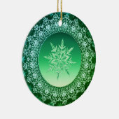 Holiday Green Ice Keramik Ornament (Rechts)