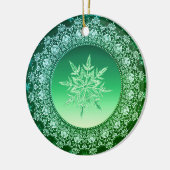 Holiday Green Ice Keramik Ornament (Links)