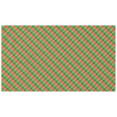 Holiday Green Kariert Tischdecke (Vorderseite (Horizontal))