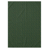 Holiday Green Yellow Stripe Star Christmas  Tischdecke (Vorderseite)