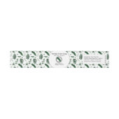 Holiday Greenery Artisan Soap Band Wrap (Flach)