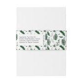 Holiday Greenery Artisan Soap Band Wrap (Rückseitenbeispiel)
