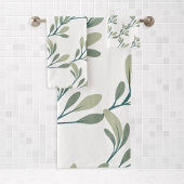 Holiday Greenery | Botanische Weihnachten Badhandtuch Set