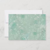 Holiday Greenery UAWG Watercolor RSVP Karte (Rückseite)