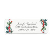 Holiday Greenery Watercolor Botanisch (Vorne)