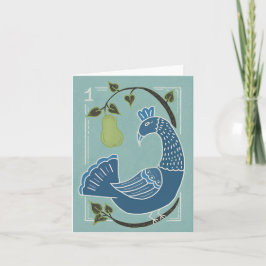 Holiday greeting card, Christmas, 12 days Karte