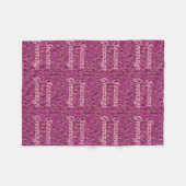 Holiday Greeting Fleecedecke (Vorderseite (Horizontal))