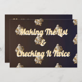 Holiday greeting for happy Feiertagskarte (Vorne/Hinten)