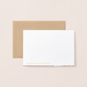 HOLIDAY GREETING Foto froh alles Folienkarte (Rückseite mit Umschlag)