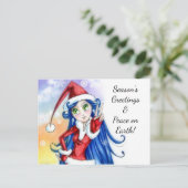 Holiday Greeting Postkarte (Stehend Vorderseite)