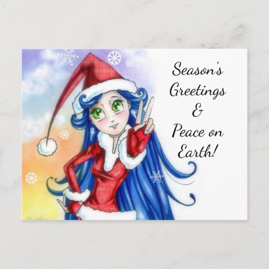 Holiday Greeting Postkarte (Vorderseite)