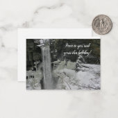 Holiday Greeting - Taughannock Falls Mitteilungskarte (Vorderseite/Rückseite Beispiel)