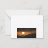 Holiday Greeting - Taughannock Falls Mitteilungskarte (Rückseite)