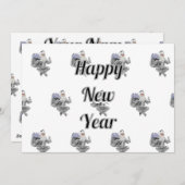 Holiday greeting with your friend feiertagskarte (Vorne/Hinten)