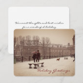 Holiday Greetings Card Feiertagskarte (Vorne/Hinten)