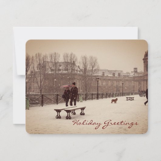 Holiday Greetings Card Feiertagskarte (Vorderseite)