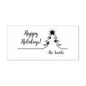 Holiday Greetings Gummistempel (Prägung)