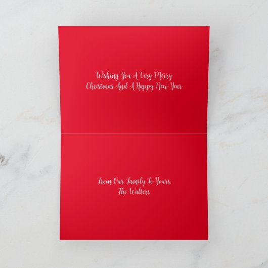 Holiday Greetings Karte (Innenseite)