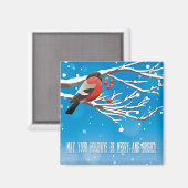 Holiday Greetings Magnet (Vorderseite/Rückseite)