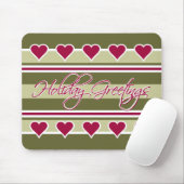 Holiday Greetings mousepad (Mit Mouse)