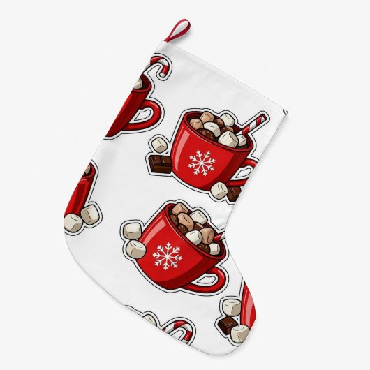 Holiday Großer Weihnachtsstrumpf (Vorderansicht (hängend))