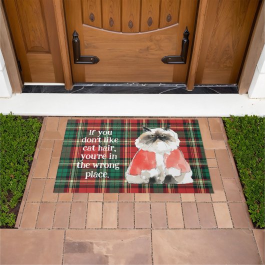 Holiday Grumpy Cat Doormat Fußmatte (Außenbereich)