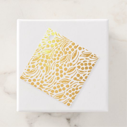 Holiday Gruß Holly Berries Moderne Weihnachten Geschenkanhänger (Mit Box)