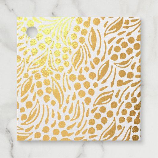 Holiday Gruß Holly Berries Moderne Weihnachten Geschenkanhänger (Vorderseite)