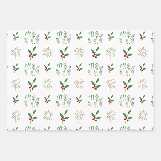 Holiday Happy Geschenkpapier Set (Vorderseite 3)