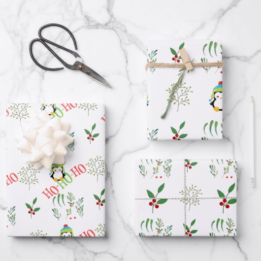 Holiday Happy Geschenkpapier Set (Vorderseite)