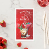 Holiday Happy Hour Paper Napkins | Handtücher Serviette (Beispiel)