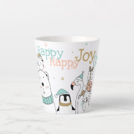 Holiday Happy Joy-oUS Funny Cartoon Tiere Milchtasse