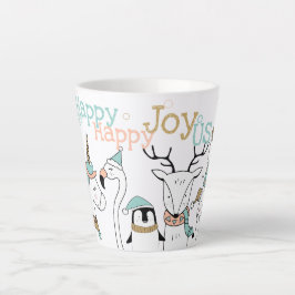 Holiday Happy Joy-oUS Funny Cartoon Tiere Milchtasse