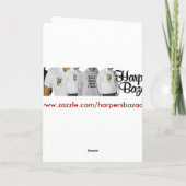 Holiday Harp Card Feiertagskarte (Rückseite)