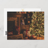 Holiday Haven: Weihnachtsbaum Postcard Feiertagspostkarte (Vorne/Hinten)