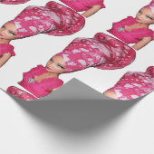 Holiday Head Wrap Doll Gift Wrap Geschenkpapier (Ecke)