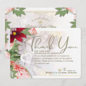 Holiday Heart Beileid Danke Karte (Vorne/Hinten)