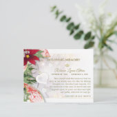 Holiday Heart Beileid Vielen Dank PostCard Postkarte (Stehend Vorderseite)