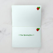 Holiday Hearts Wide (Foto) Feiertagskarte (Innenseite)