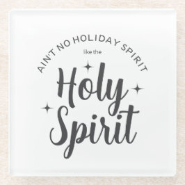 Holiday Heiliger Geist Christliche Weihnachten Glasuntersetzer