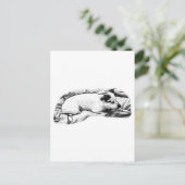 Holiday Hello aus Blanket und Buddy Postkarte (Stehend Vorderseite)